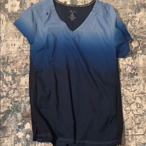 Ombré Koi scrub Top